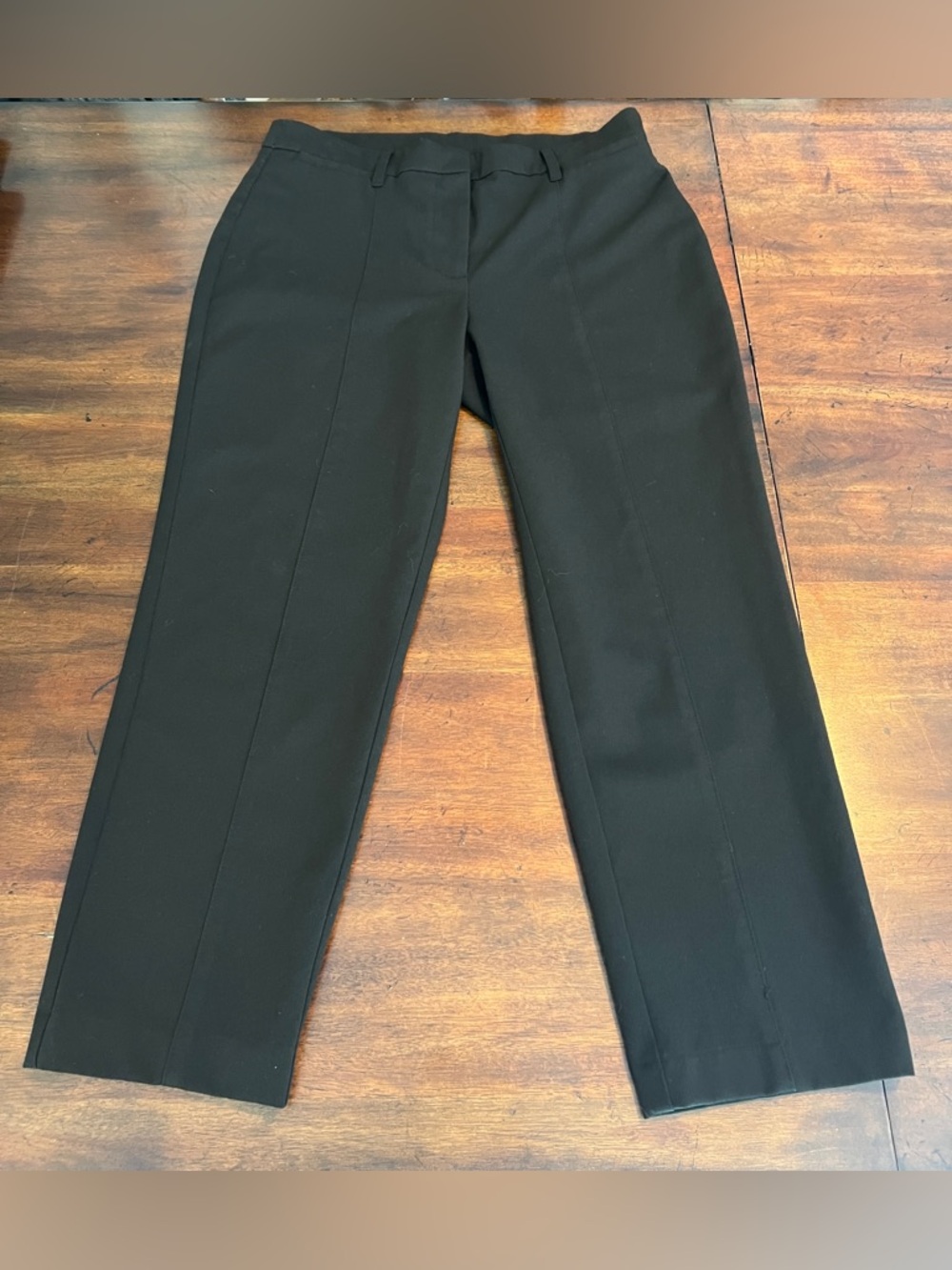 J. Jill Womens Black Straight Leg Career Pants 12 Petite